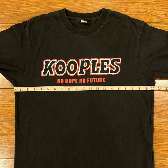 The Kooples Logo No Hope No Future Graphic Cotton Tee Shirt - Picture 10 of 13